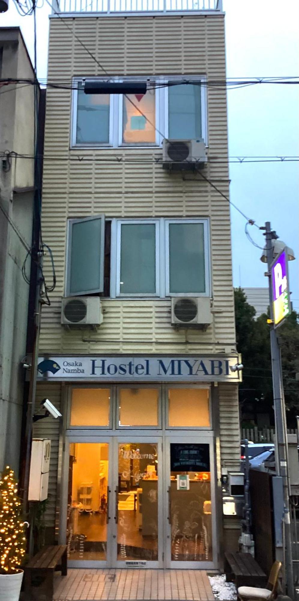 Osaka Namba Hostel Miyabi מראה חיצוני תמונה